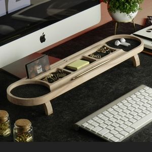 Handmade wooden desk organizer
